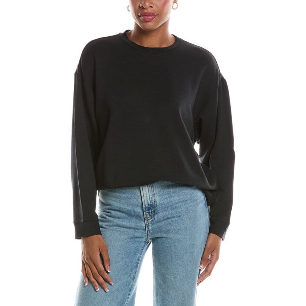 Chaser Womens  Pillow Fleece Cornell Pullover, Black